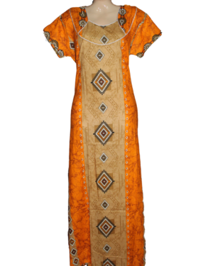 Designer Cotton Printed Maxi