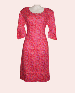 Floral printed Cotton Feeding Kurti