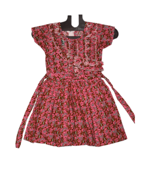 Floral printed Cotton Frock
