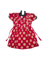 Red designer frock